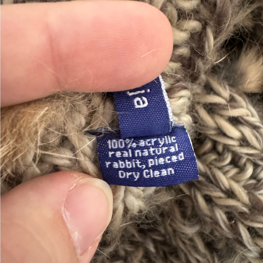 Bujibaja Rabbit Fur Scarf - Picture 4 of 5